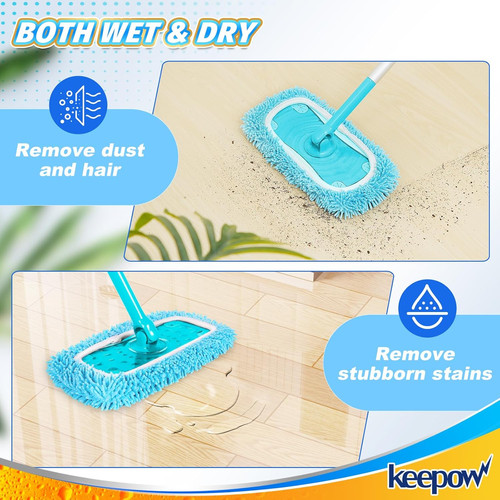 Reusable mop pads compatible - mop,
