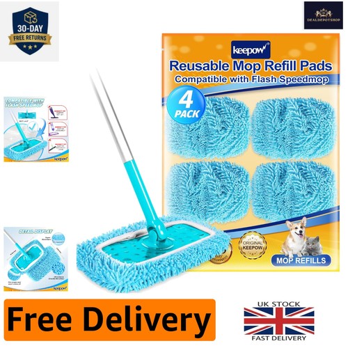 Multipurpose reusable mop pads - multipurpose,