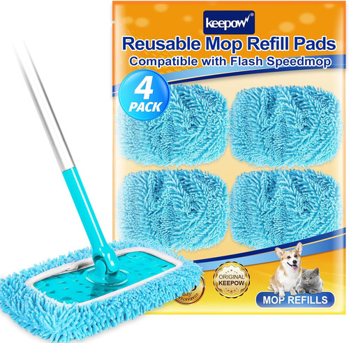 Reusable mop pads compatible - pads,