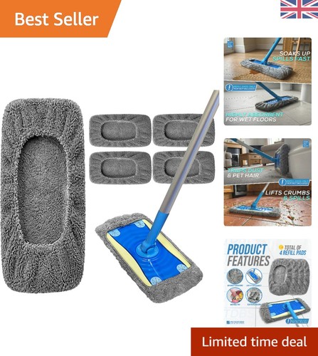 Pack microfiber mop pads - 4-pack,