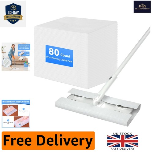 Convenient disposable mop - mop, pads