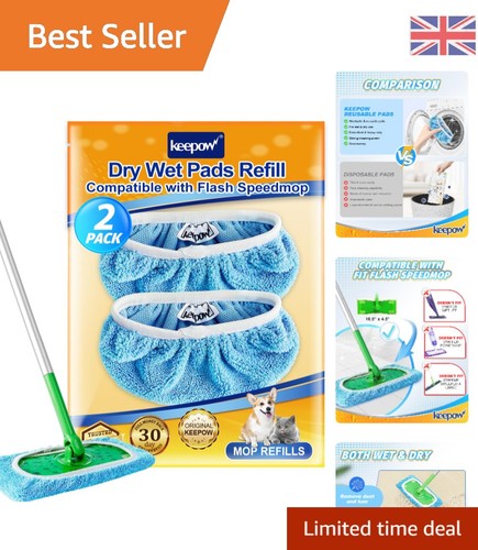 Efficient reusable mop pads - efficient,