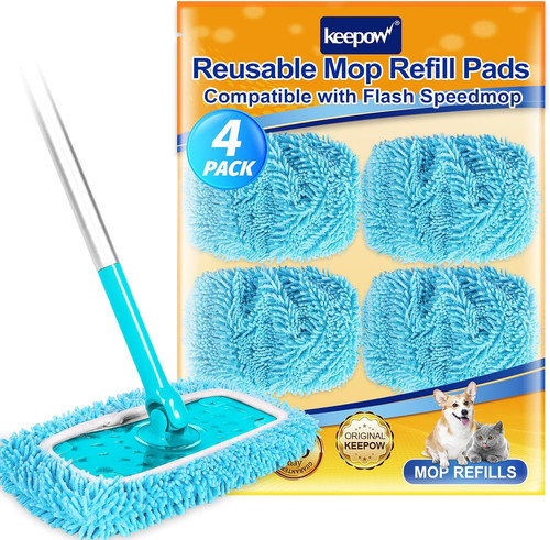 Reusable mop pads for - mop, flash