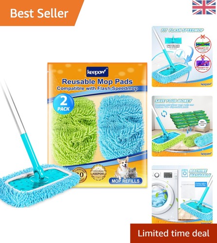 Washable microfiber mop pads - washable,