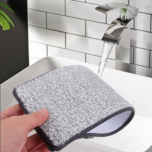 6pcs washable fiber mop pads - fiber,