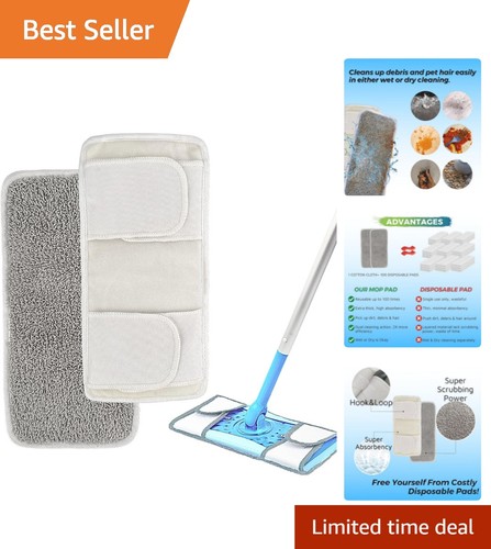 Machine washable mop pads - machine,