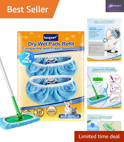Microfiber mop pads compatible - microfiber,