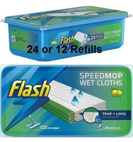Flash wet speedmop lemon pads - wet,