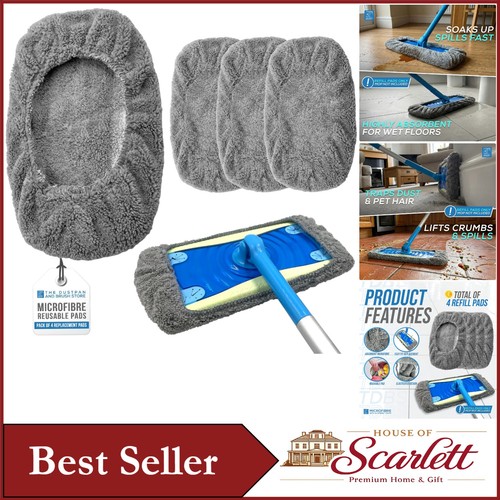 Pack microfiber mop pads - pads,