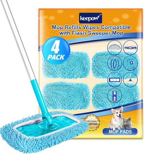 Keepow reusable mop pads - keepow,